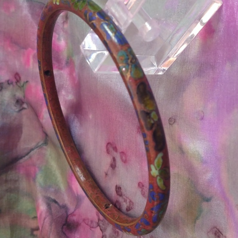 Vintage cloisonne bracelet